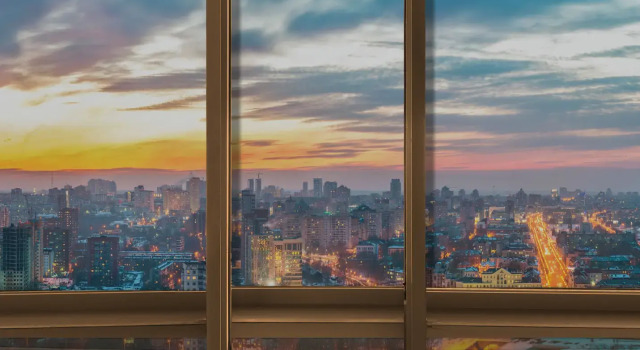 Vidovaya Studiya S Panoramnym Balkonom, 17 Etazh Flat, Boek Appartement Tsjeljabinsk Chelyabinsk