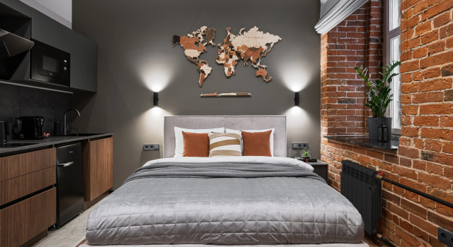 Квартира GM Apartments Стильная Лофт 3 у Кремля, Забронировать Апартаменты/квартира Центральный административный округ Москва