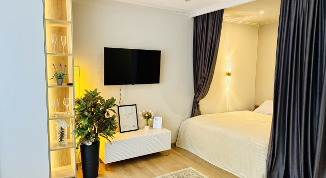 v tsentre na pr-te Masherova Uyutnaya atmosfera Flat, Book Apartment Brest Brest Region