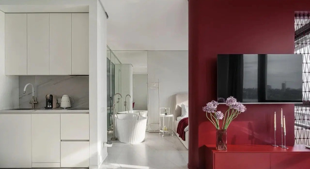 Effektnaya Kvartira-Studiya S Vannoy V Komnate V Zhk Atlantis Flat, Prenota Appartamento Hotel a Central Russia con parcheggio, Parcheggio