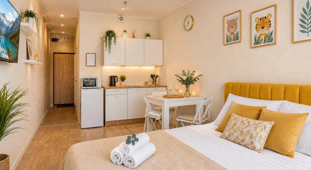 V Novom Zhk Smayl Flat, Prenota Appartamento Mytišči Oblast' di Mosca