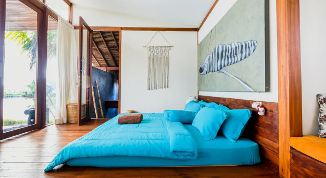 Люкс Deluxe с балконом и с видом на сад Ubud Rice Field Stay - Mahari by WAHM