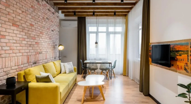 Deluxe dobbelt lejlighed med altan med bjergudsigt RIS Dalma Collection Yerevan