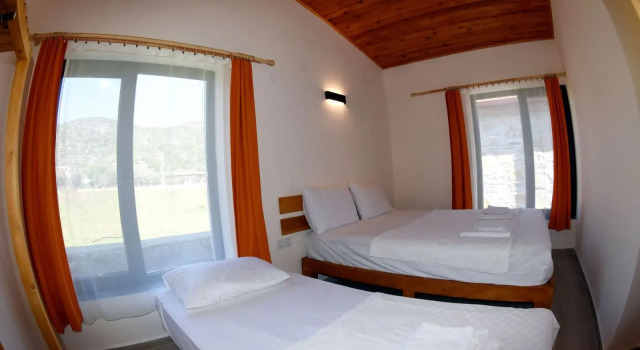 Семейный номер Standard с балконом и с красивым видом из окна Бутик-отель Begonvillage Tatil Evleri