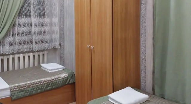 Кровать в общем номере Отель Smart Hotel Уссурийск