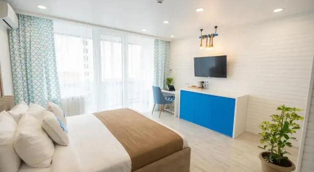 Двухместный номер Deluxe с балконом Seagull Hotel Batumi