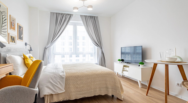 Studio Apartment with Kitchen, Rezerwuj Apartament UAO Area Moskwa