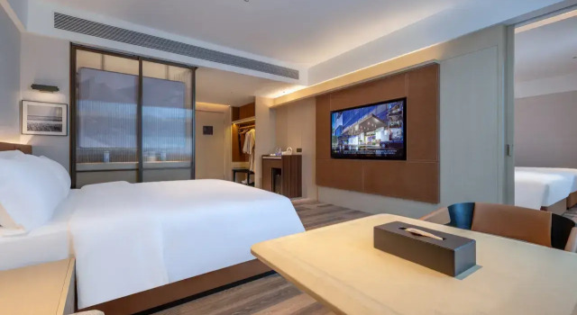 Семейный люкс с видом на реку Отель Mehood Lestie Shanghai International Resort Chuansha Road