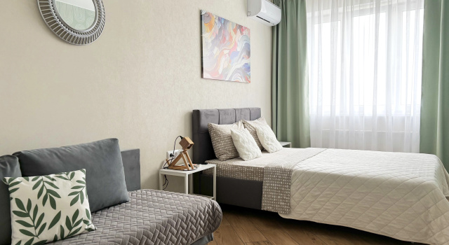 Апартаменты с 2 комнатами с балконом и с красивым видом из окна Квартира Однокомнатная в ЖК Инсити-life