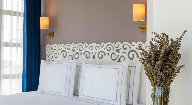 Deluxe Dvoulůžkový s manželskou postelí pokoj a výhledem na město Petros Boutique Hotel