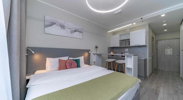 Studio Kupchino Apartments, Rezervovat Apartmán Levné hotely v Petrohrad, poblíž Kupchino Metro Station