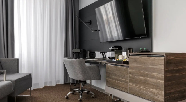 Двухместный люкс с 3 комнатами с красивым видом из окна Novotel Санкт-Петербург Центр