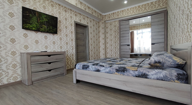 Двухместный номер Comfort c 1 комнатой с балконом Квартира в центре Пятигорска с видом на реку