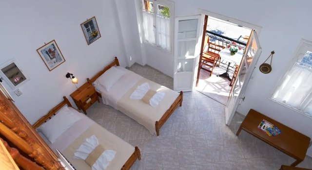 Апартаменты с балконом и с красивым видом из окна Апартаменты Symi Port View