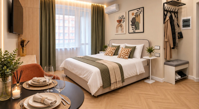 Stilnaya Studiya u Metro Zil Apartments, Book Apartment Moscow Russia