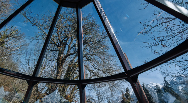 Нео-Типи с видом на горы Отель Загородный отель Pine River Красная Поляна
