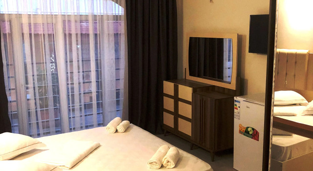 Трёхместный номер Comfort с балконом и с видом на город Hotel Aristocrat Batumi