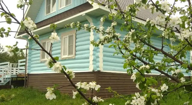 Коттедж с красивым видом из окна Гостевой дом Синий чайник