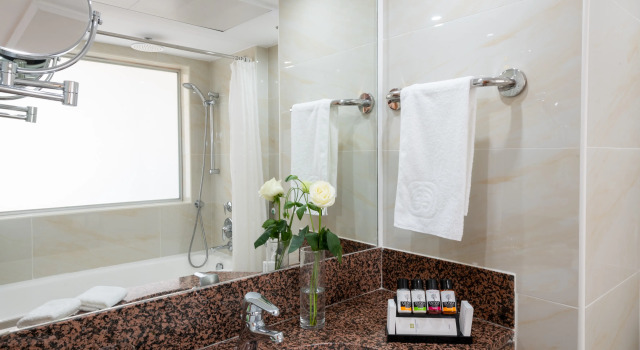 Двухместный номер Superior Deluxe с балконом и с видом на город Отель Constantinou Bros Athena Royal Beach