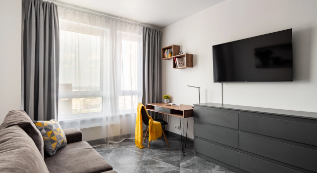 So slonami. Vidovaya. Vysokiy etazh. Flat, Rezervovat Apartmán ZAO Area Moskva, poblíž Ozyornaya Metro Station