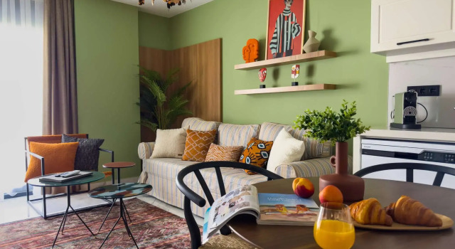 Апартаменты 2+1 Qoople Elize 29 Boho Style в премиум локации, Забронировать Апартаменты/квартира Апартаменты Алании, рядом с Резиденция губернатора Алании, Апартаменты/квартира