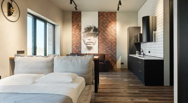 Квартира студия, 45 м²
