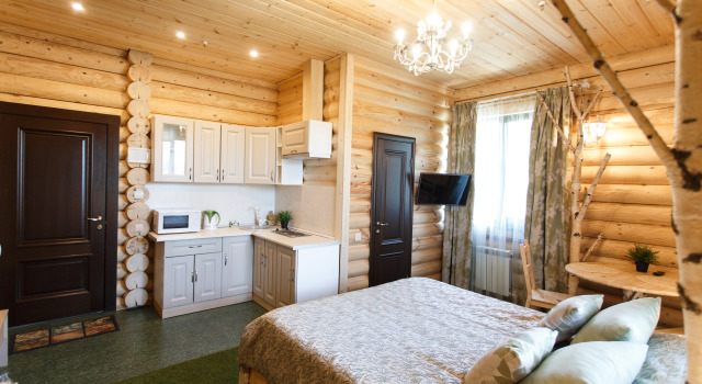 Двухместный номер Christmas in Scotland с красивым видом из окна Мини-отель LogHouse