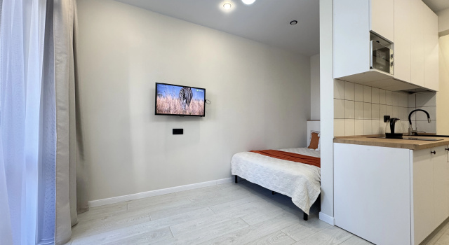 Studiya Na Levitanskogo 16-3 Irkutsk Kakdoma Flat, Boek Appartement Irkoetsk Irkutsk
