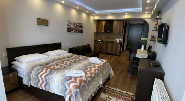 New Gudauri Alpen Apartments, Rezerwuj Apartament Hotele w Mtkheta-Mtianeti z basenem, Basen