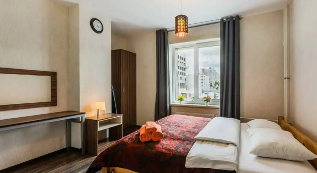Двухместные апартаменты Superior с 2 комнатами с балконом Апартаменты a.m. Rooms Pulkovo Park Deluxe