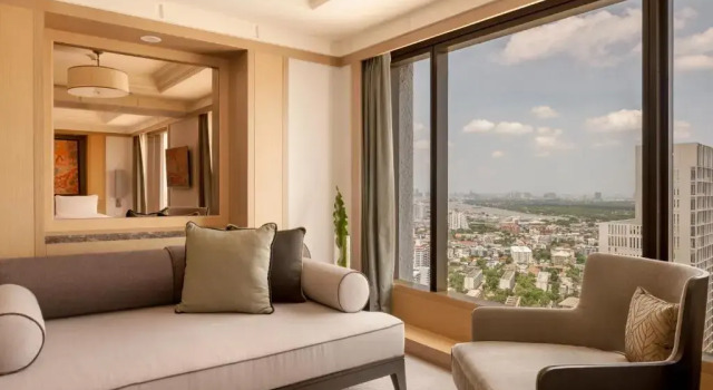 Двухместный номер Panoramic Club с видом на город Banyan Tree Bangkok