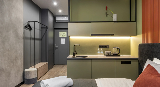 Двухместная студия с видом на внутренний двор Бутик-отель Terraplace by Mix Hotels