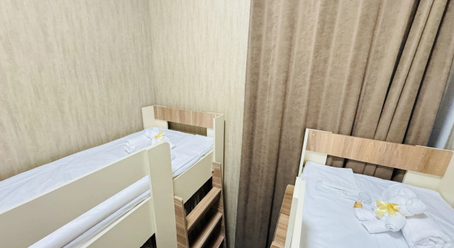 Кровать в общем номере Alina Hostel Baku