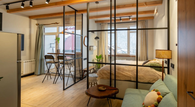 Апартаменты Smart Aparts Chalet, Забронировать Шале Виллы Красной Поляны, Вилла