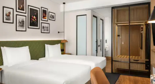 Двухместный номер с видом на город Отель Hilton Garden Inn Баку