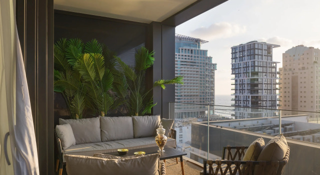 Апартаменты Апартаменты Luxury with Terrace & Sea View by FeelHome