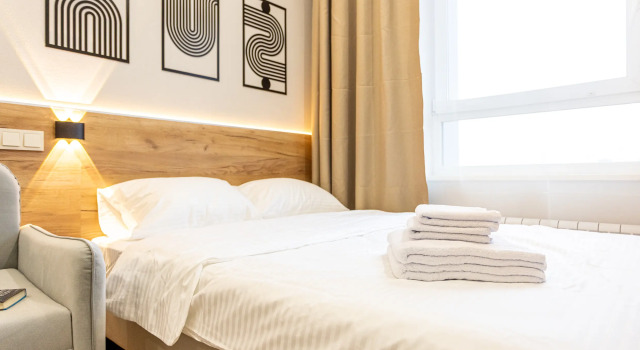 Likehome Life Spartak - Trekhmestnaya Studiya S Kukhney Apartments, Rezervovat Apartmán Hotely v Moskva s parkováním, poblíž Tushinskaya Metro Station, Parkování