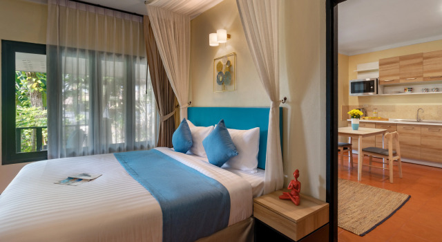 Двухместный семейный коттедж с красивым видом из окна Sea&Sky Beach Resort Beachfront Bungalows & Pool Villas