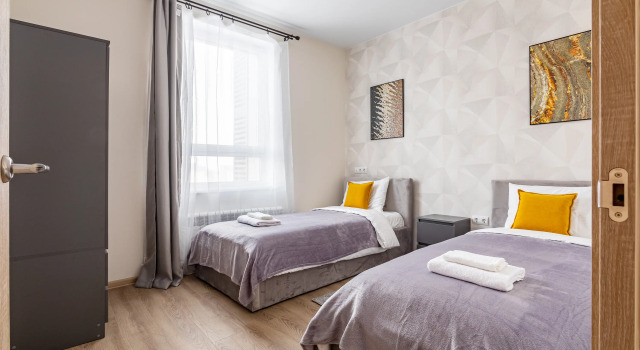 Inhome24 semeynye apartamenty v Zhk Dvizhenie Tushino okolo metro Spartak Apartments, Rezervasyon Daire SZAO Area ucuz oteller