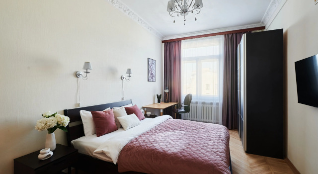 Квартира GM Apartments Трёхкомнатная с видом на Тверскую, Забронировать Апартаменты/квартира Тверской Центральный административный округ