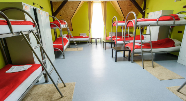 Кровать в общем номере Hostel City 57