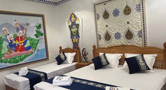Семейный номер Standard с балконом и с видом на внутренний двор Отель Al Amir palace boutique