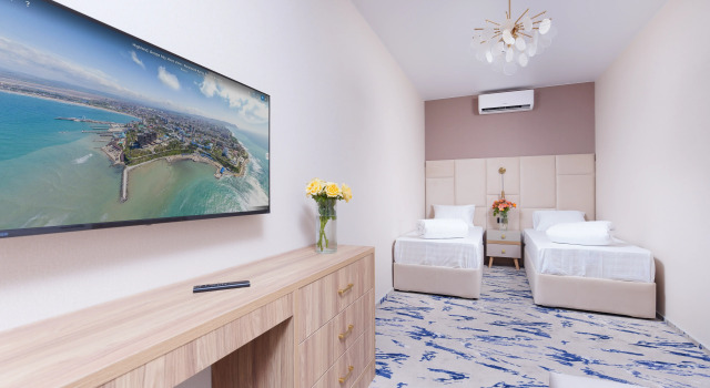 Sea Village Suite New с балконом и рядом с пляжем Курортный Отель Волна Си Виллэдж