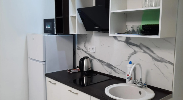 Четырёхместные апартаменты с 2 комнатами с красивым видом из окна Апартаменты Пархоменко 2 (260)