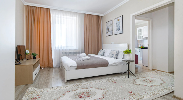 Uyutnye Apartamenty dlya Vas Flat, Rezerwuj Apartament Astana Kazachstan