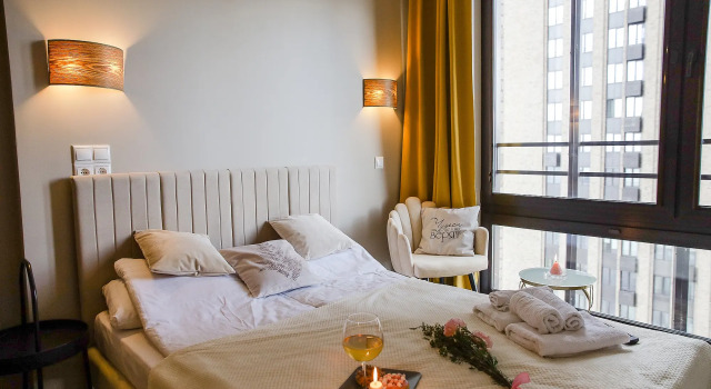 SoulRus Velour Apartments, Boek Appartement SVAO Area Moskou, in de buurt van Dmitrovskaya Metro Station