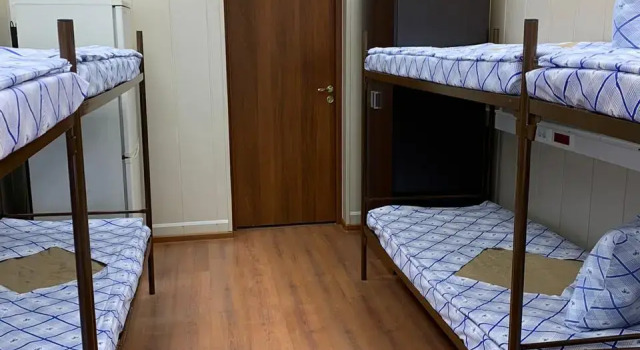 Кровать в общем номере (мужской номер) Хостел HotelHot Красносельская