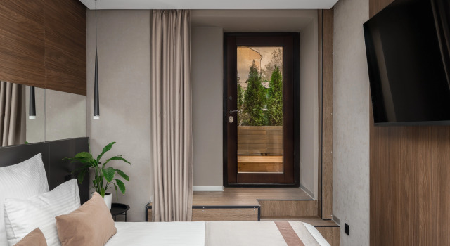 Camera doppia Deluxe Tverskoy with Terrace con vista Sleepy Tom Hotel