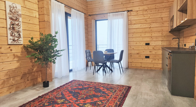 Шале 2 Abata Village в горах Осетии