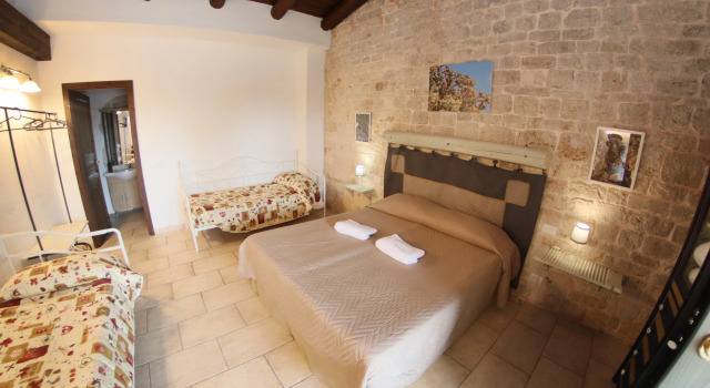 Семейный номер Classic с красивым видом из окна Agriturismo Masseria Alberotanza